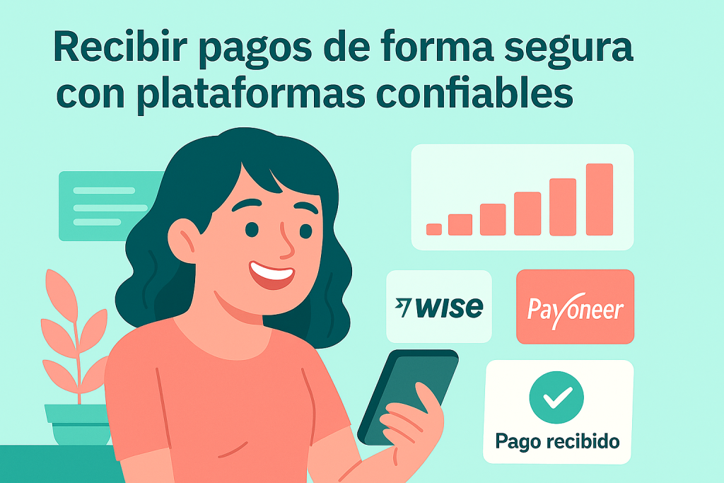 “Recibir pagos de forma segura y rápida con plataformas confiables”