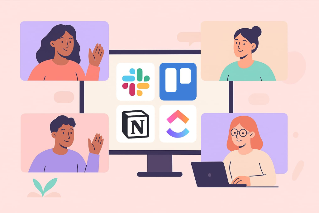 Comparativa de plataformas de organización para trabajo remoto en equipo