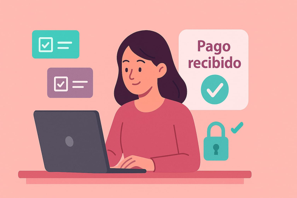 Usuario satisfecho aplicando en plataformas de encuestas seguras y recibiendo pagos