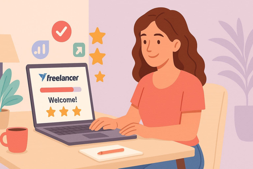 crear cuenta en Freelancer.com paso a paso y comenzar a trabajar