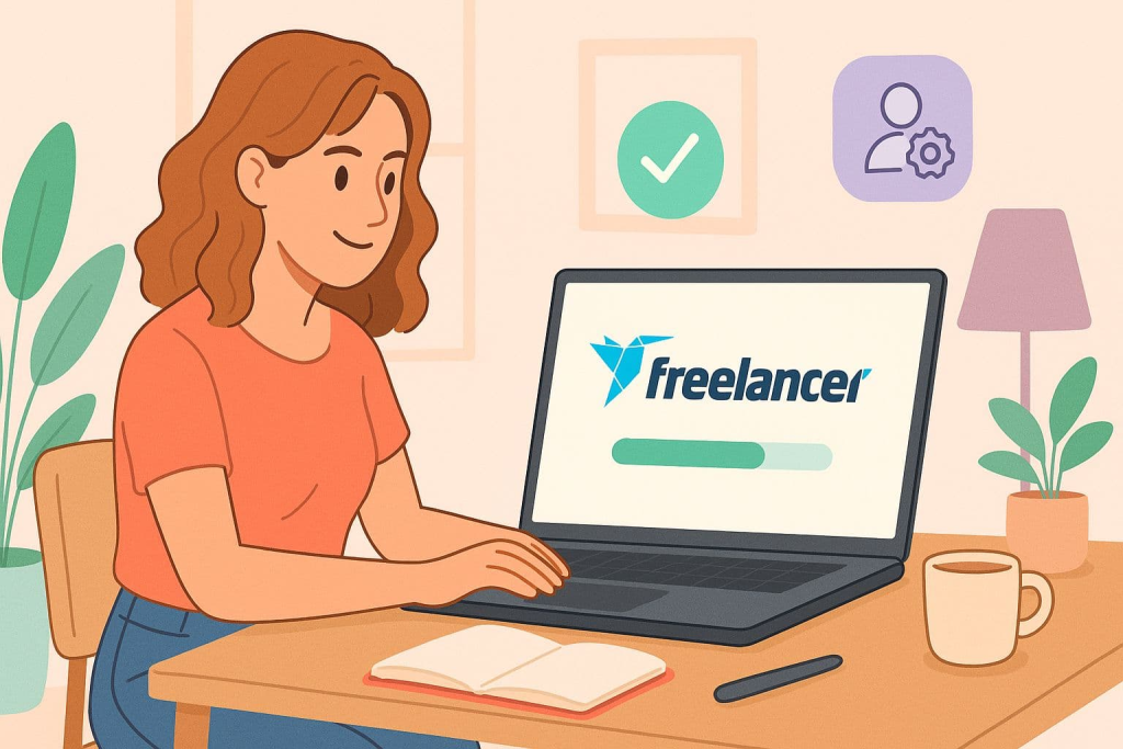 tutorial para crear cuenta en Freelancer.com paso a paso