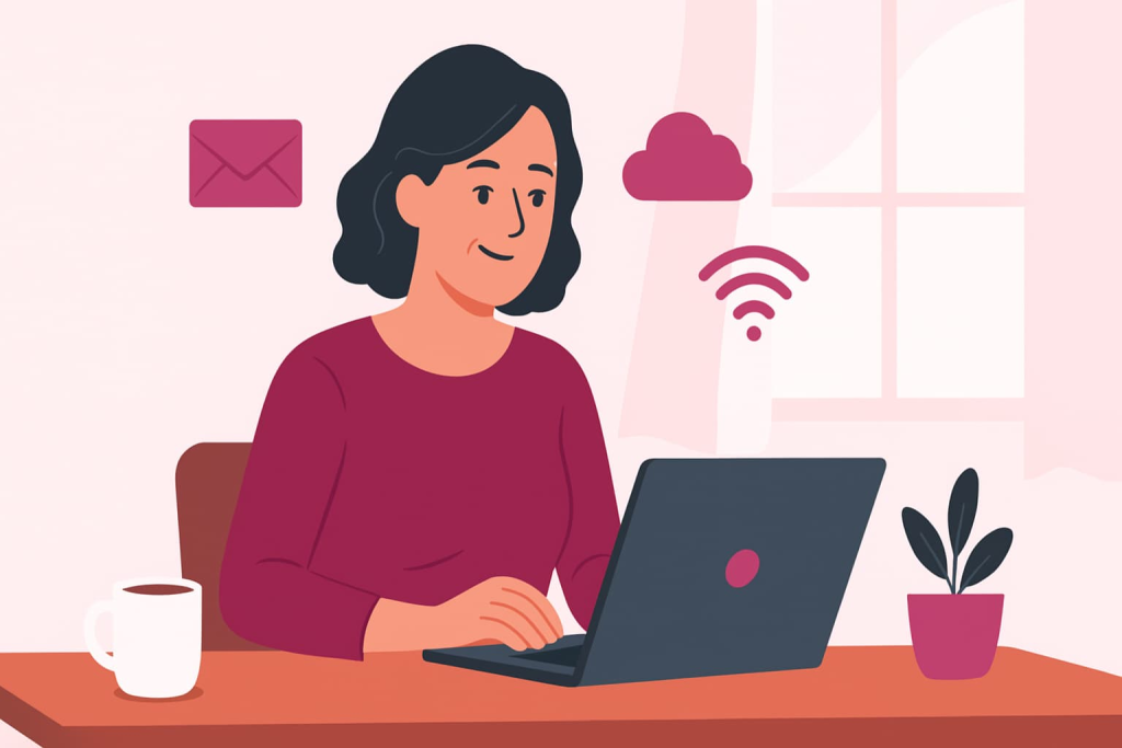 Empleos remotos recomendados para mujeres mayores de 45 trabajando desde casa