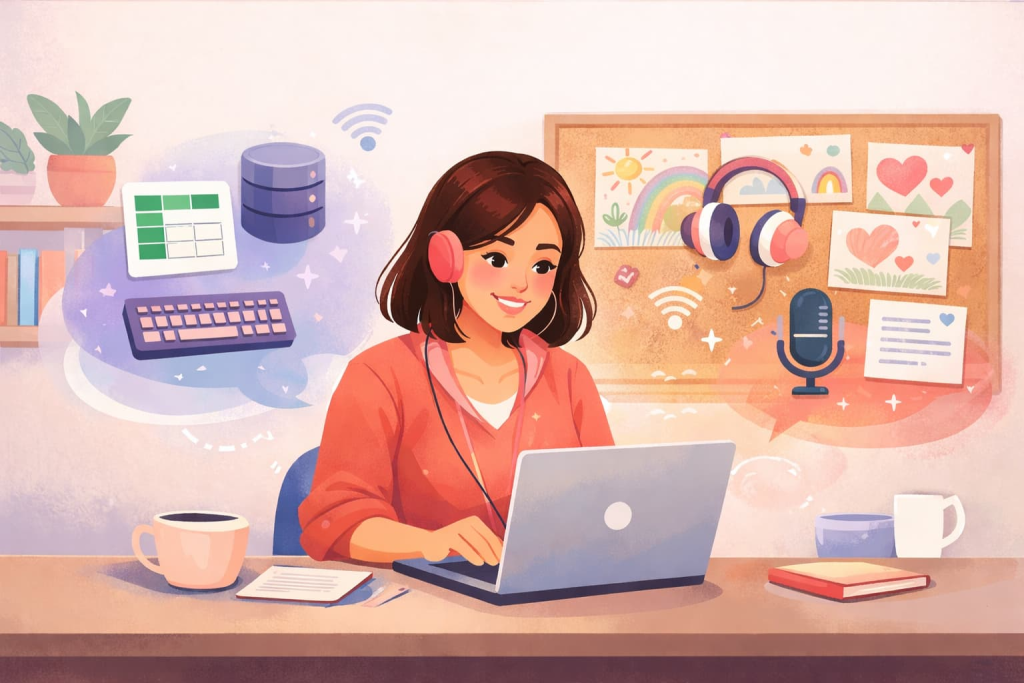 Data Entry vs. Transcripción: nuevas oportunidades laborales en el trabajo remoto