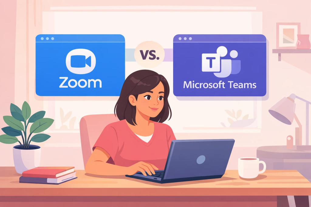 Zoom vs. Microsoft Teams comparativa de ventajas y desventajas