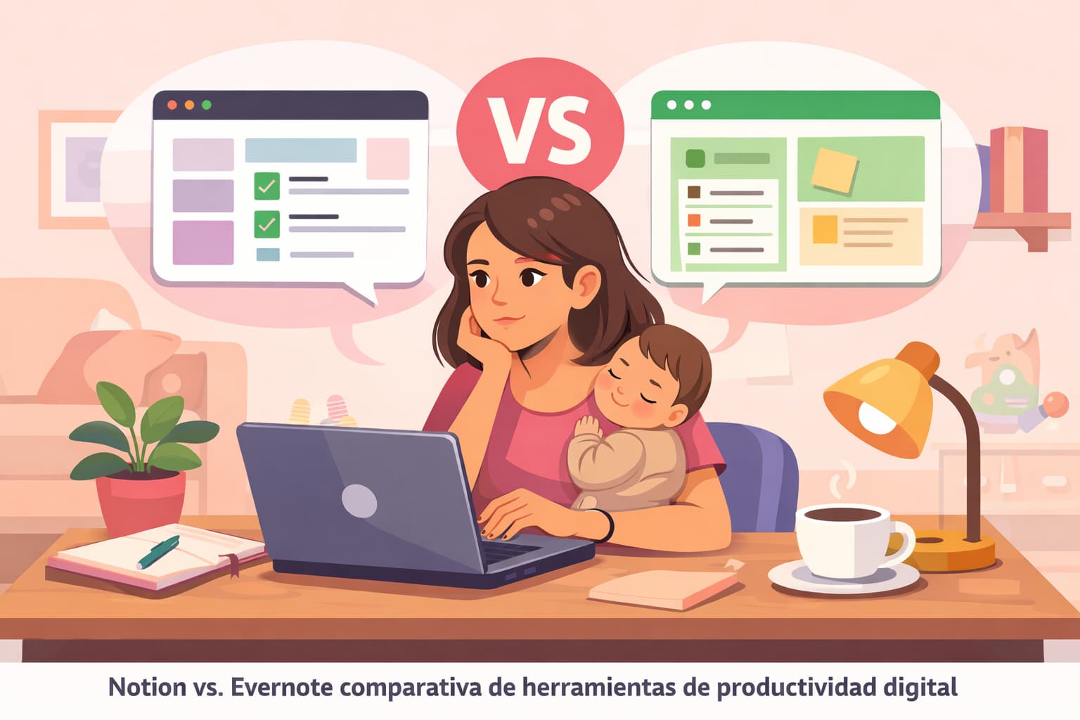 Notion vs. Evernote comparativa de herramientas de productividad digital